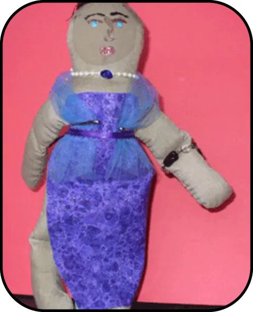 Handmade doll: June
