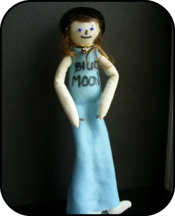 Handmade doll: Blue Moon
