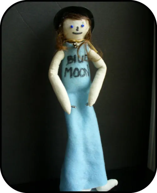 Handmade doll: Blue Moon