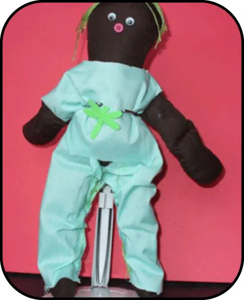 Handmade doll: Doctor