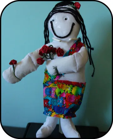 Handmade doll: Erica Smith