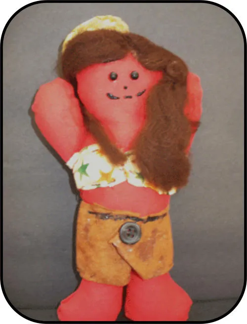 Handmade doll: Hiker Girl