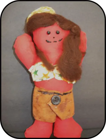 Handmade doll: Hiker Girl
