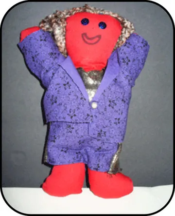 Handmade doll: Community Leader
