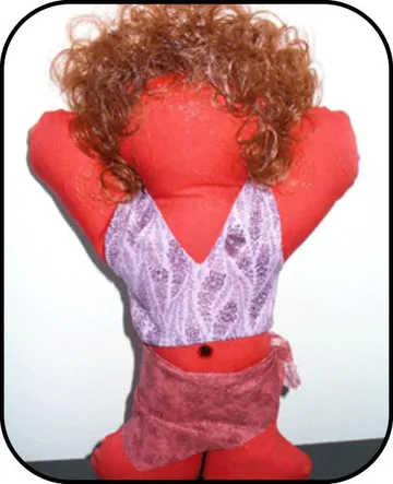 Handmade doll: Namaste