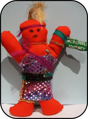 Handmade doll: My Port is my Best Accessory
