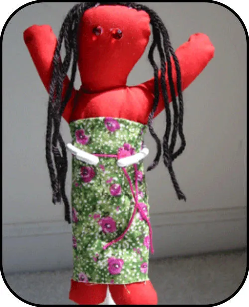 Handmade doll: Raquel