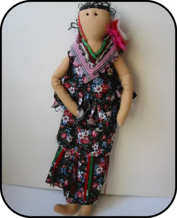 Handmade doll: Silent With Hope
