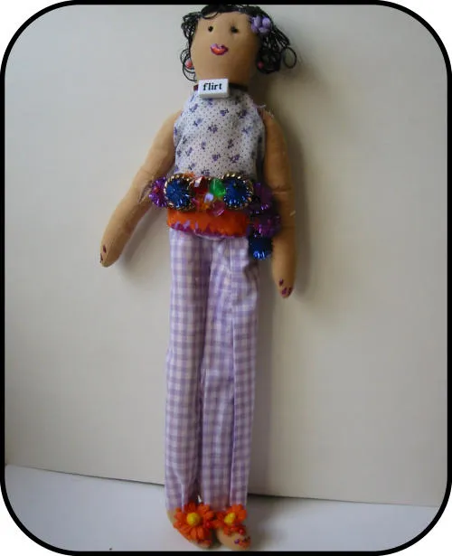 Handmade doll: Hippy – Old School