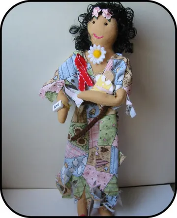Handmade doll: Cappuccino