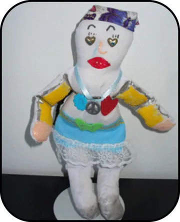 Handmade doll: The Peaceful Goddess