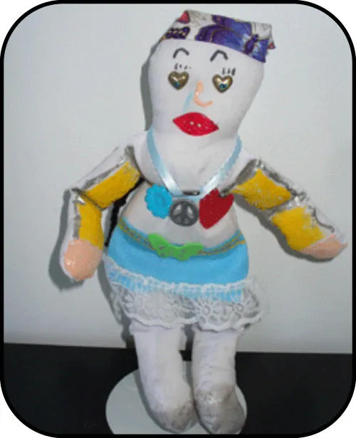 Handmade doll: The Peaceful Goddess