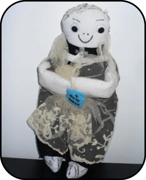 Handmade doll: The Rev. Olive