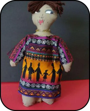 Handmade doll: Lady Monfia