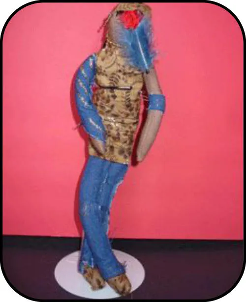 Handmade doll: Monica