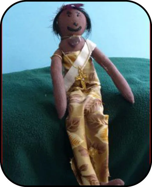 Handmade doll: Black Pearl