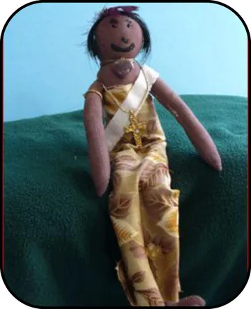 Handmade doll: Black Pearl