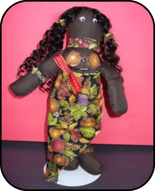 Handmade doll: Imani