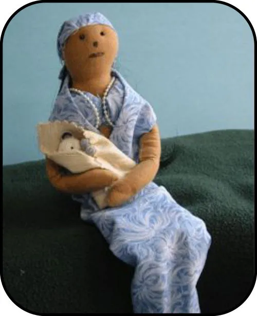 Handmade doll: Mother