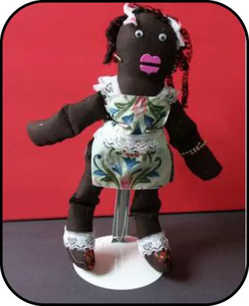 Handmade doll: Miss Peaches