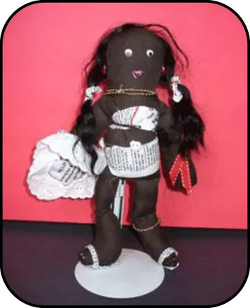 Handmade doll: Sexy Black