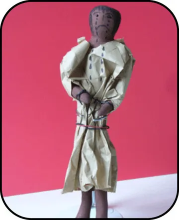 Handmade doll: A Foolish Girl In a Paper Bag