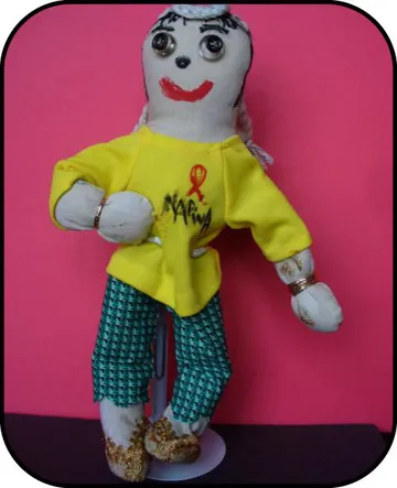 Handmade doll: Little Miss No Name