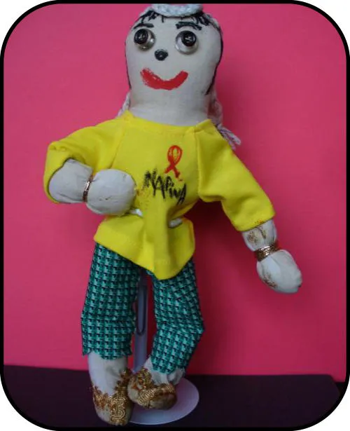 Handmade doll: Little Miss No Name