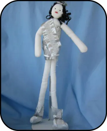 Handmade doll: Silver Star