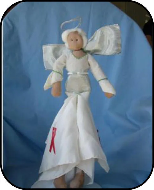 Handmade doll: Guardian Angel of Life