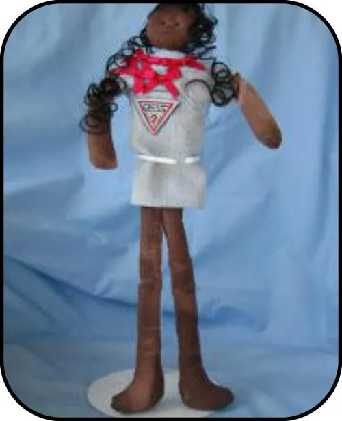 Handmade doll: A. A.