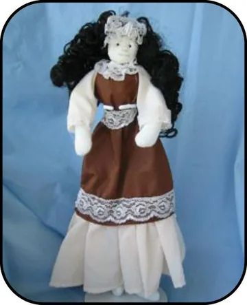 Handmade doll: An American Woman