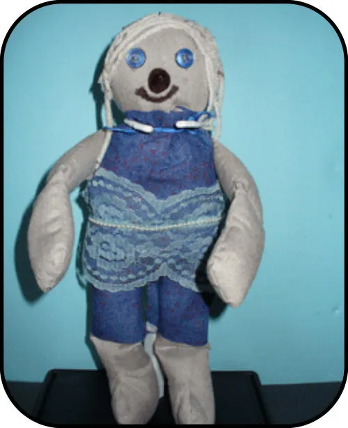 Handmade doll: Imani