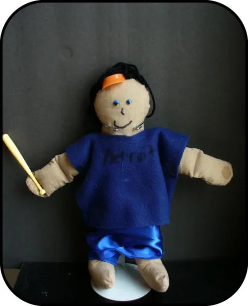 Handmade doll: Justin Verlander
