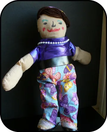 Handmade doll: Madam Butterfly