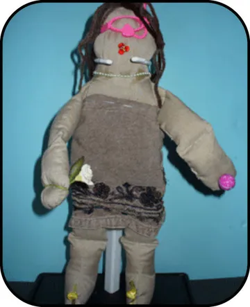 Handmade doll: Moma-HIV-AIDS-a " Brittany"