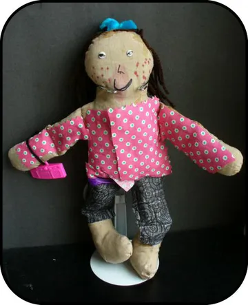 Handmade doll: Ms. Piggy