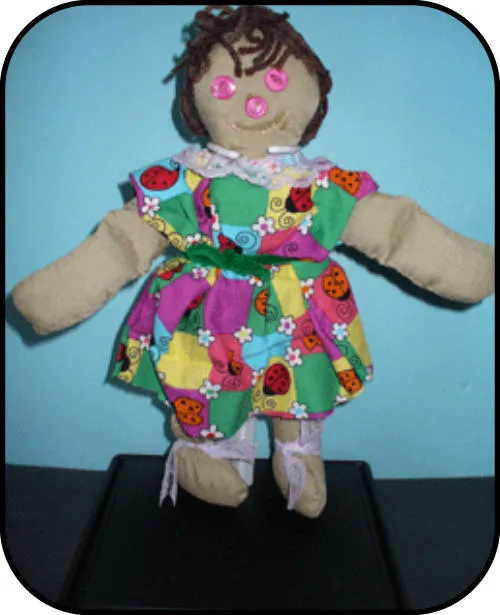 Handmade doll: Marlene (Tired Mom)
