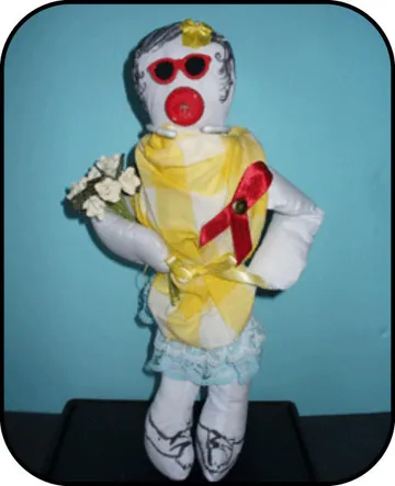 Handmade doll: Victory