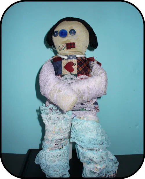 Handmade doll: Lucy Stone