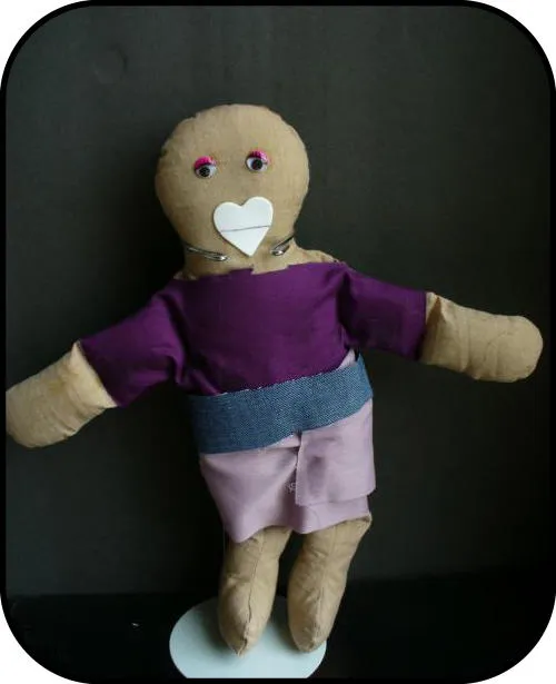 Handmade doll: Sarah Jones