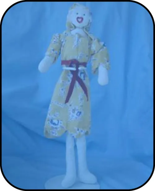 Handmade doll: Barbara