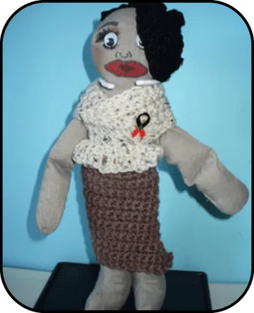 Handmade doll: Sheila Lee