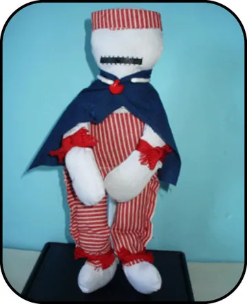 Handmade doll: Silenced the Face of HIV