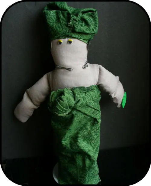 Handmade doll: Alemitu (All of the World)