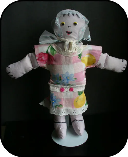 Handmade doll: Mama San