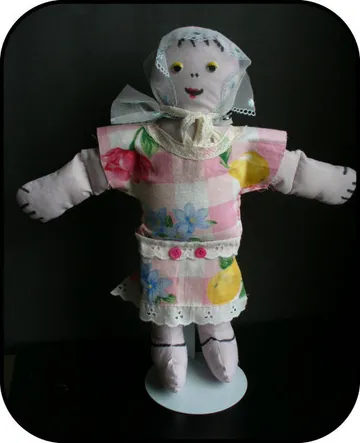 Handmade doll: Mama San