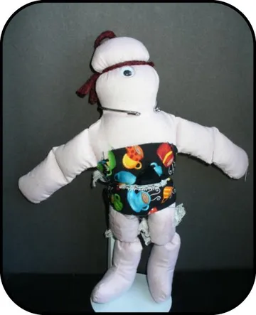 Handmade doll: India