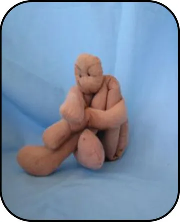 Handmade doll: "Untitled"