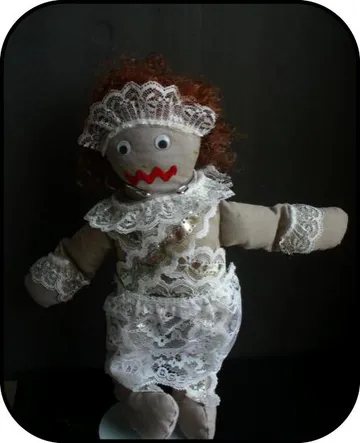 Handmade doll: Ms. Peace & Happiness